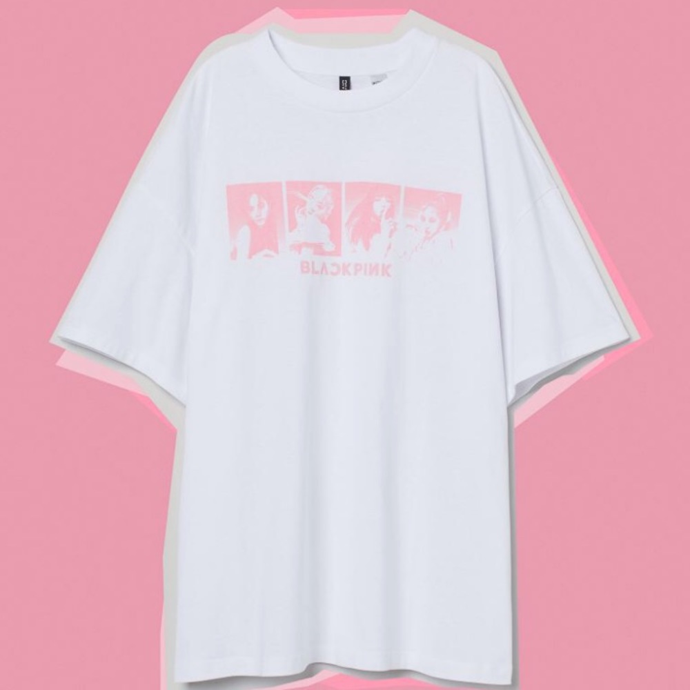 NWT K-Pop Black Pink Oversized T Shirt